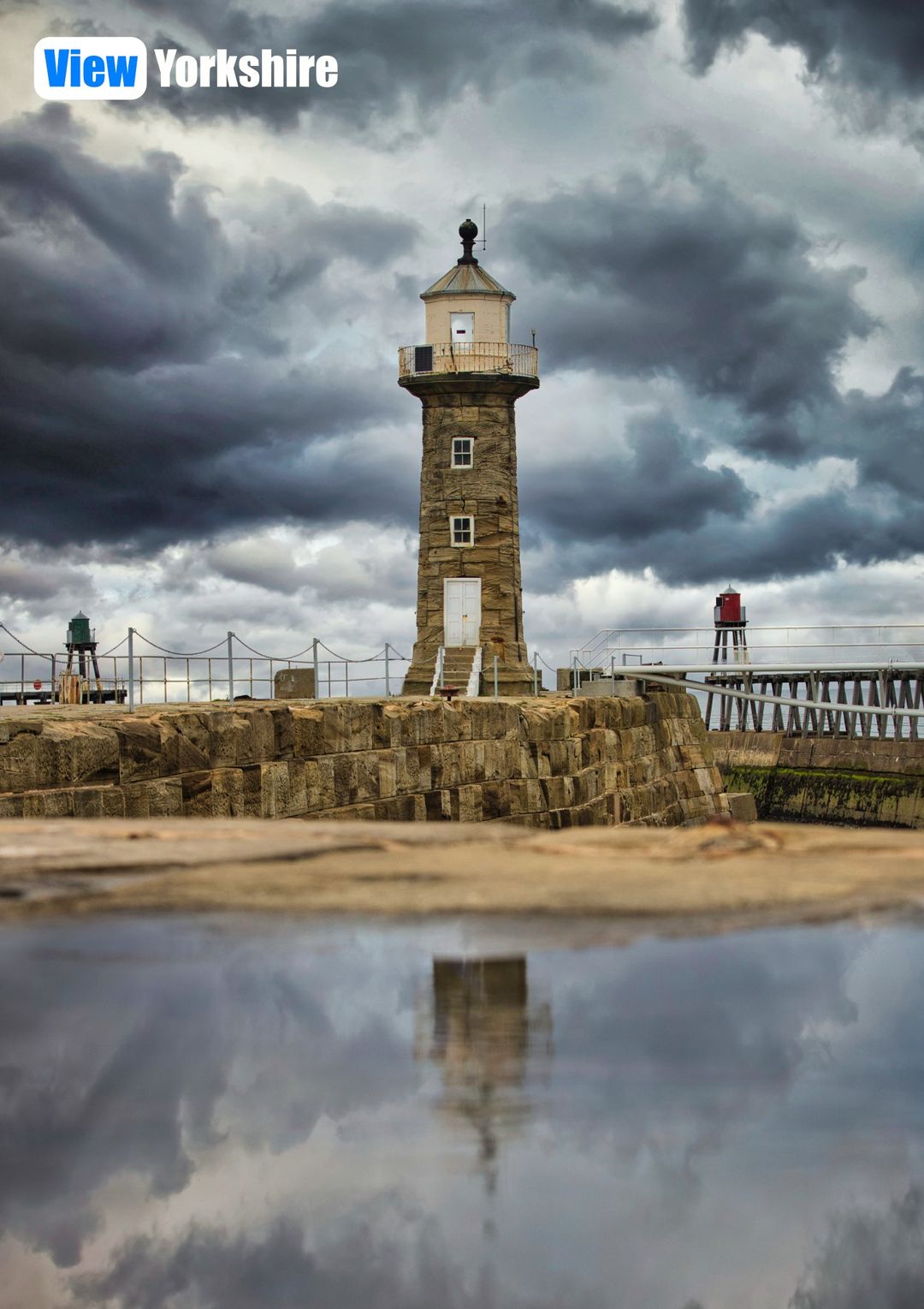 Description: Photo of Whitby Lighthouse